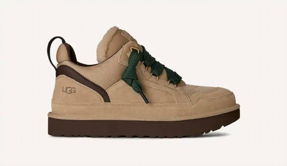 NEW UGG men's lowmel sneaker in mustard seed
